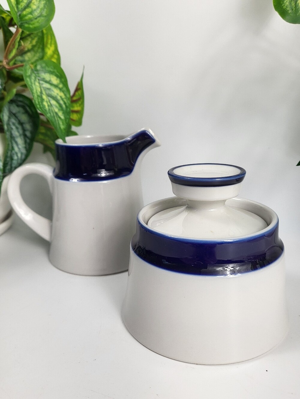 Noritake Sugar & Creamer - Primastone Fjord Running Free - Mid Century Vintage